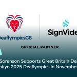 SignVideo is an official sponsor of DeaflympicsGB