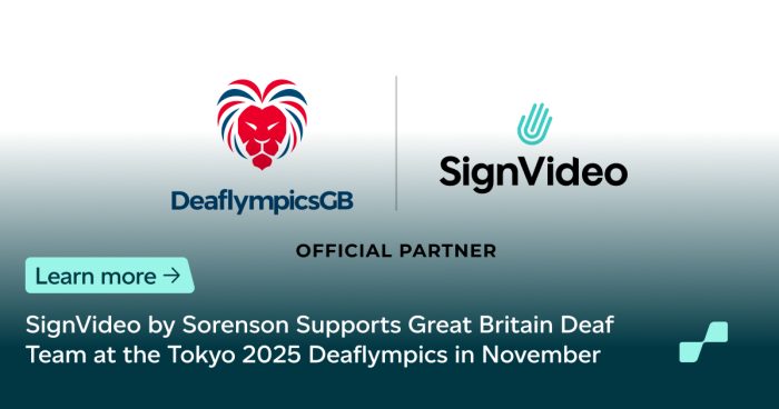 SignVideo by Sorenson Named Platinum Sponsor of Deaflympics Great ...